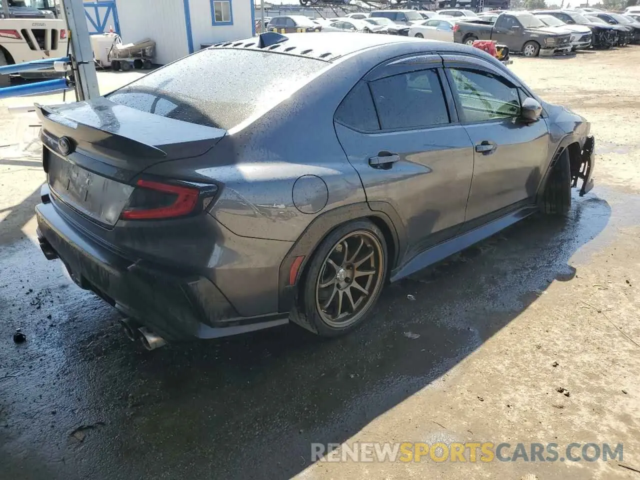 3 Photograph of a damaged car JF1VBAA68N9008879 SUBARU WRX 2022