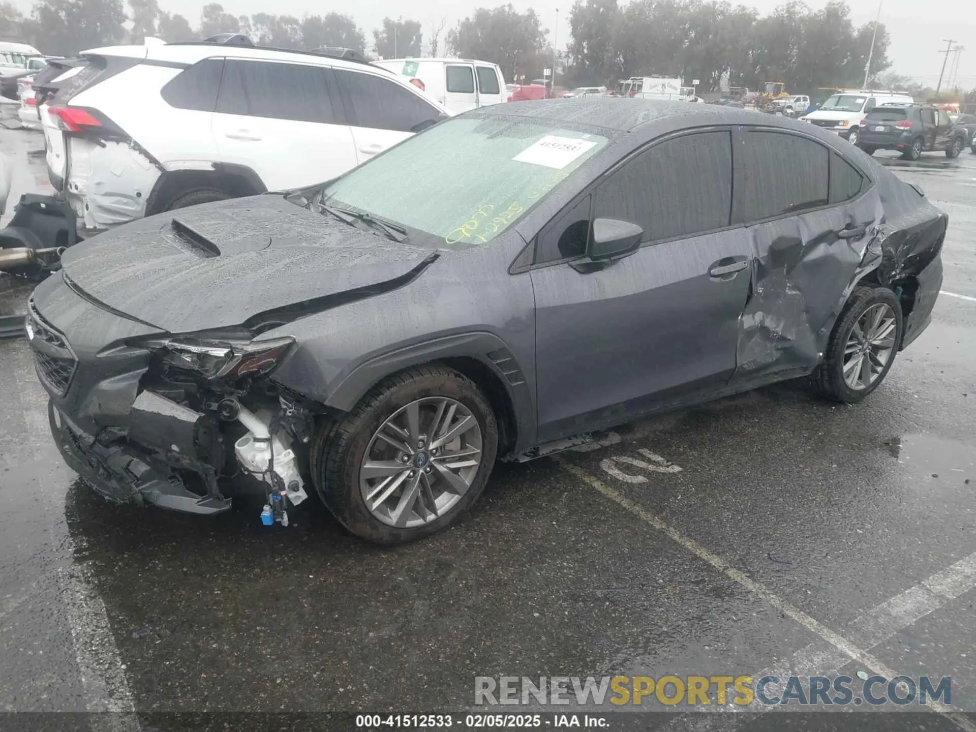 2 Photograph of a damaged car JF1VBAA69N9009460 SUBARU WRX 2022