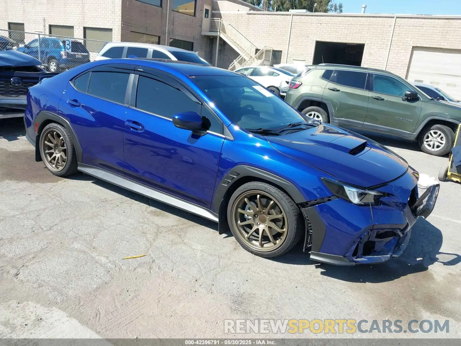 1 Photograph of a damaged car JF1VBAA6XN9017972 SUBARU WRX 2022
