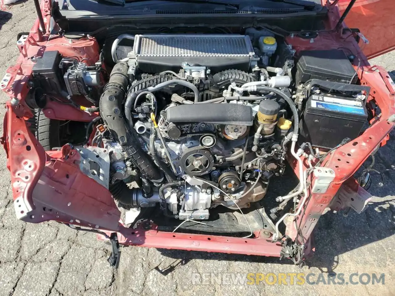 11 Photograph of a damaged car JF1VBAB69N8014825 SUBARU WRX 2022