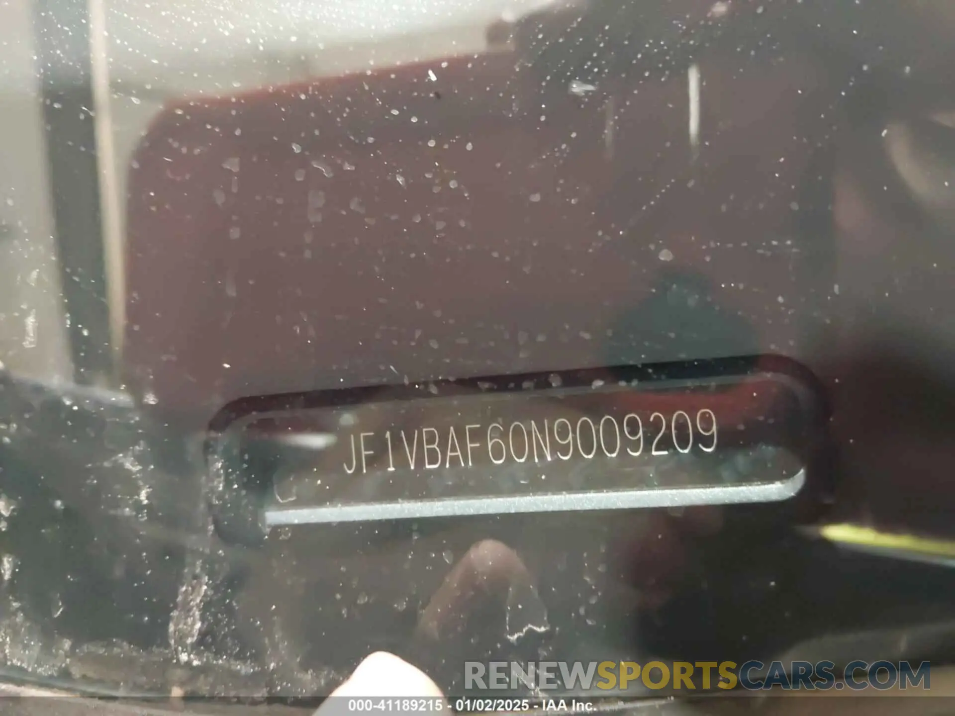 9 Photograph of a damaged car JF1VBAF60N9009209 SUBARU WRX 2022