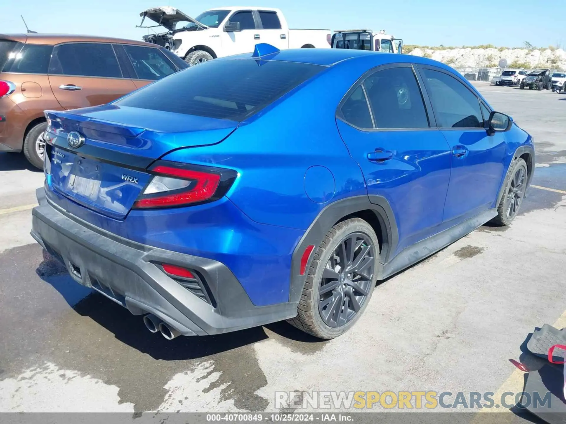 4 Photograph of a damaged car JF1VBAF61N9007775 SUBARU WRX 2022