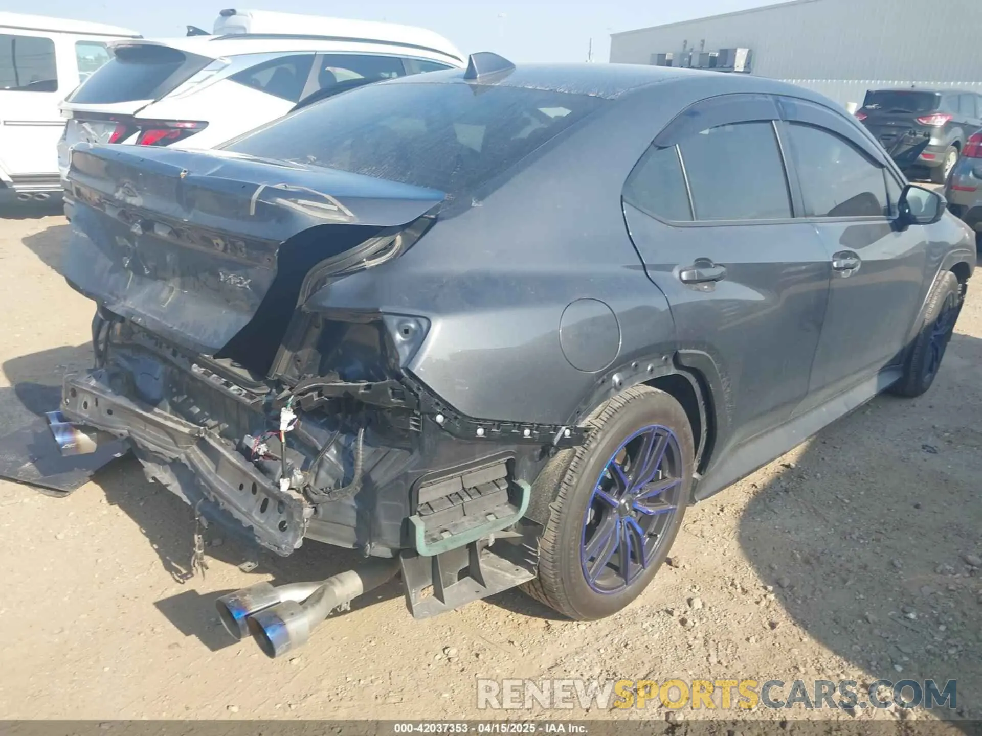 4 Photograph of a damaged car JF1VBAF61N9032210 SUBARU WRX 2022