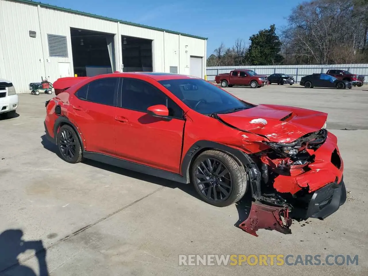 4 Photograph of a damaged car JF1VBAF63N9011911 SUBARU WRX 2022
