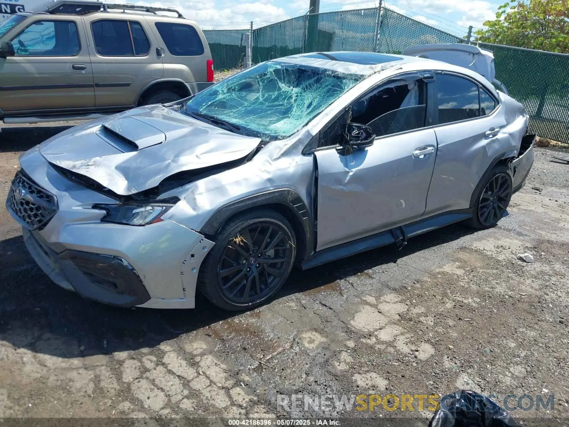 2 Photograph of a damaged car JF1VBAF66N9033305 SUBARU WRX 2022