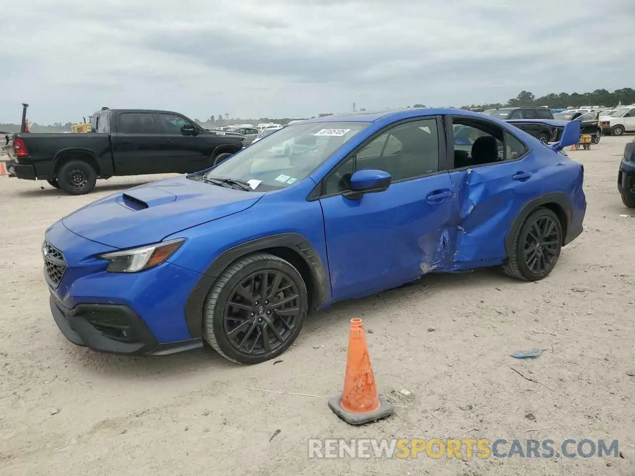 1 Photograph of a damaged car JF1VBAF67N9008378 SUBARU WRX 2022