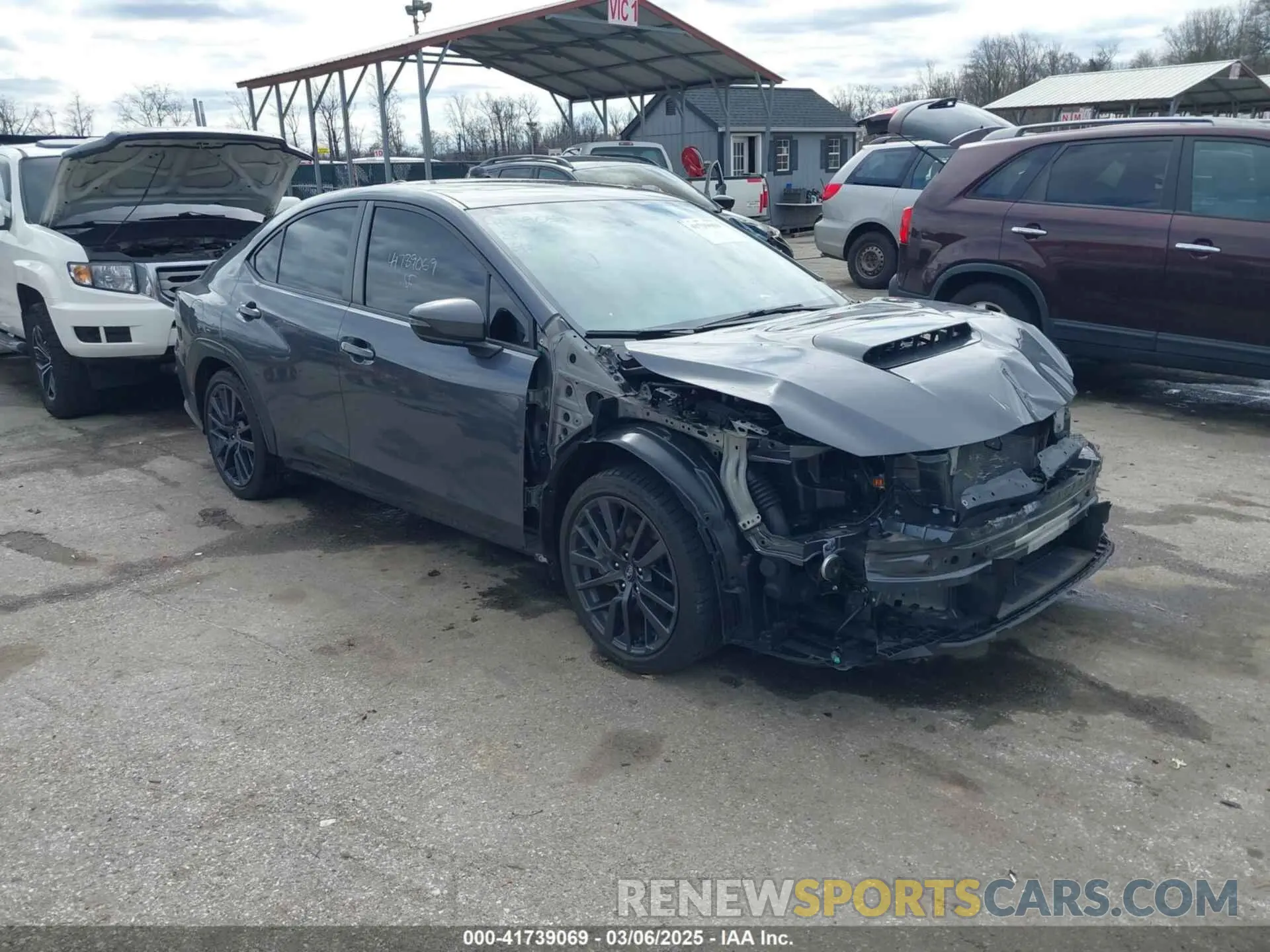1 Photograph of a damaged car JF1VBAL63N9018118 SUBARU WRX 2022