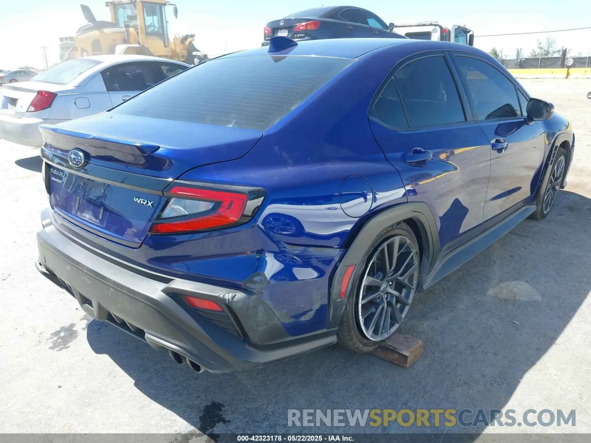 4 Photograph of a damaged car JF1VBAL6XN9013238 SUBARU WRX 2022
