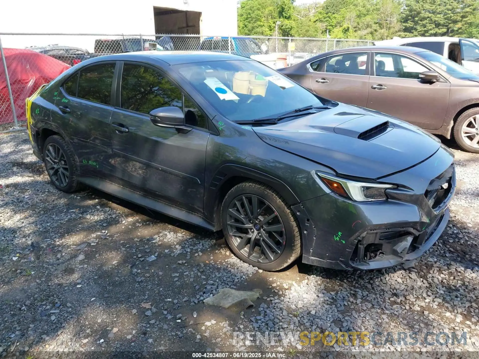 1 Photograph of a damaged car JF1VBAU6XN8008061 SUBARU WRX 2022