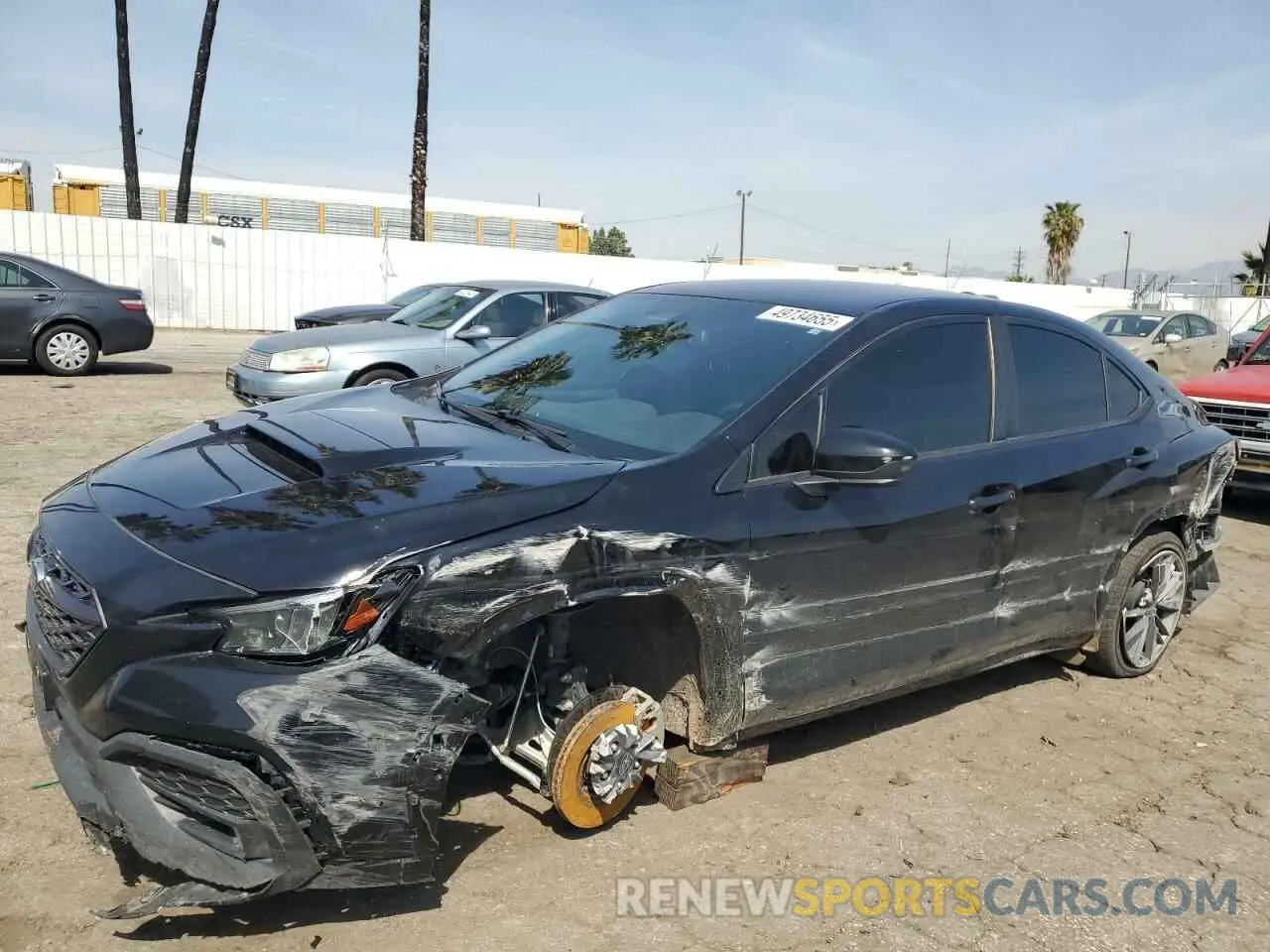 1 Photograph of a damaged car JF1VBAA61P9807986 SUBARU WRX 2023