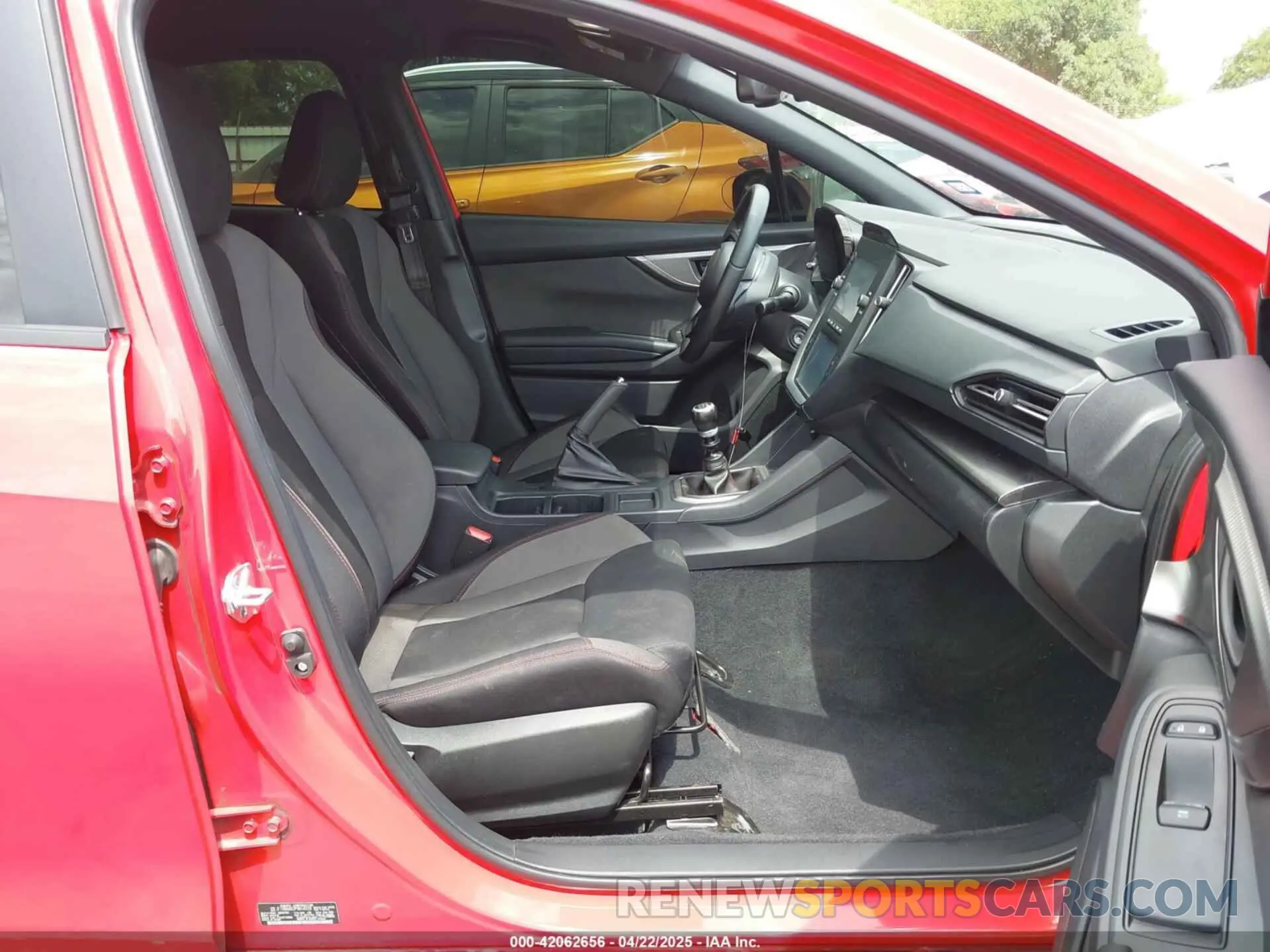 5 Photograph of a damaged car JF1VBAA62P9814039 SUBARU WRX 2023