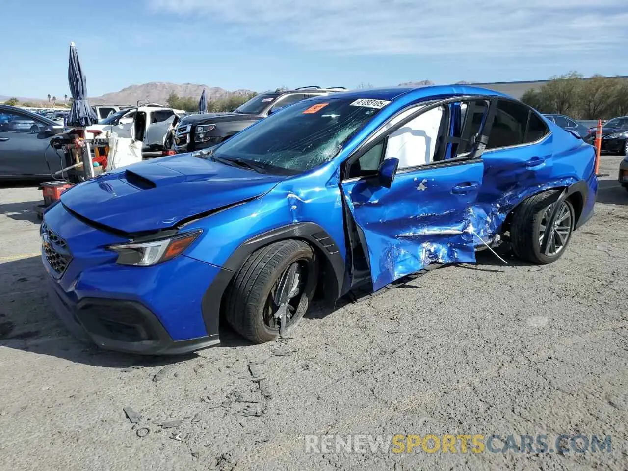 1 Photograph of a damaged car JF1VBAB69P8816035 SUBARU WRX 2023