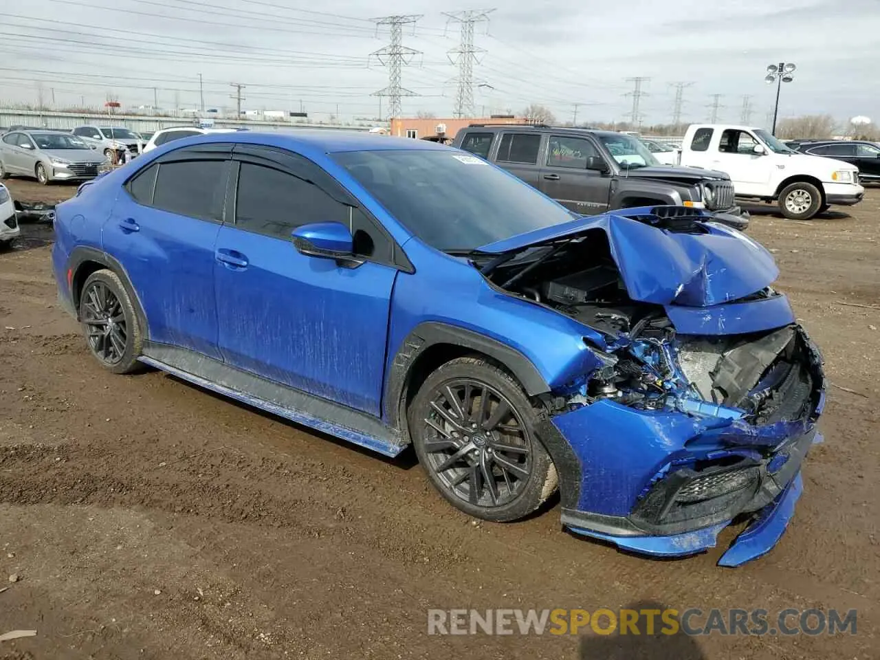 4 Photograph of a damaged car JF1VBAF60P9814999 SUBARU WRX 2023