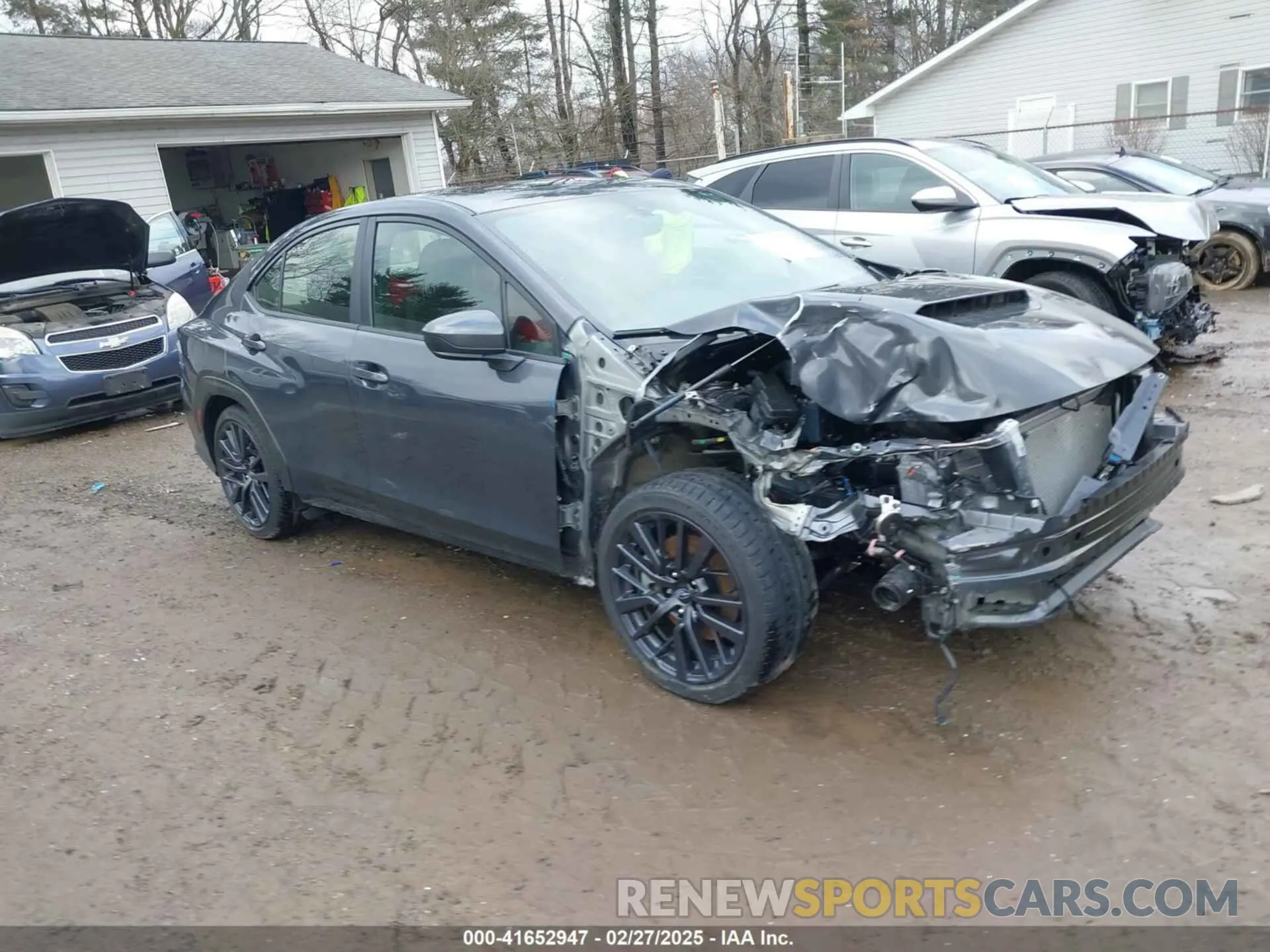 1 Photograph of a damaged car JF1VBAF61P9823596 SUBARU WRX 2023