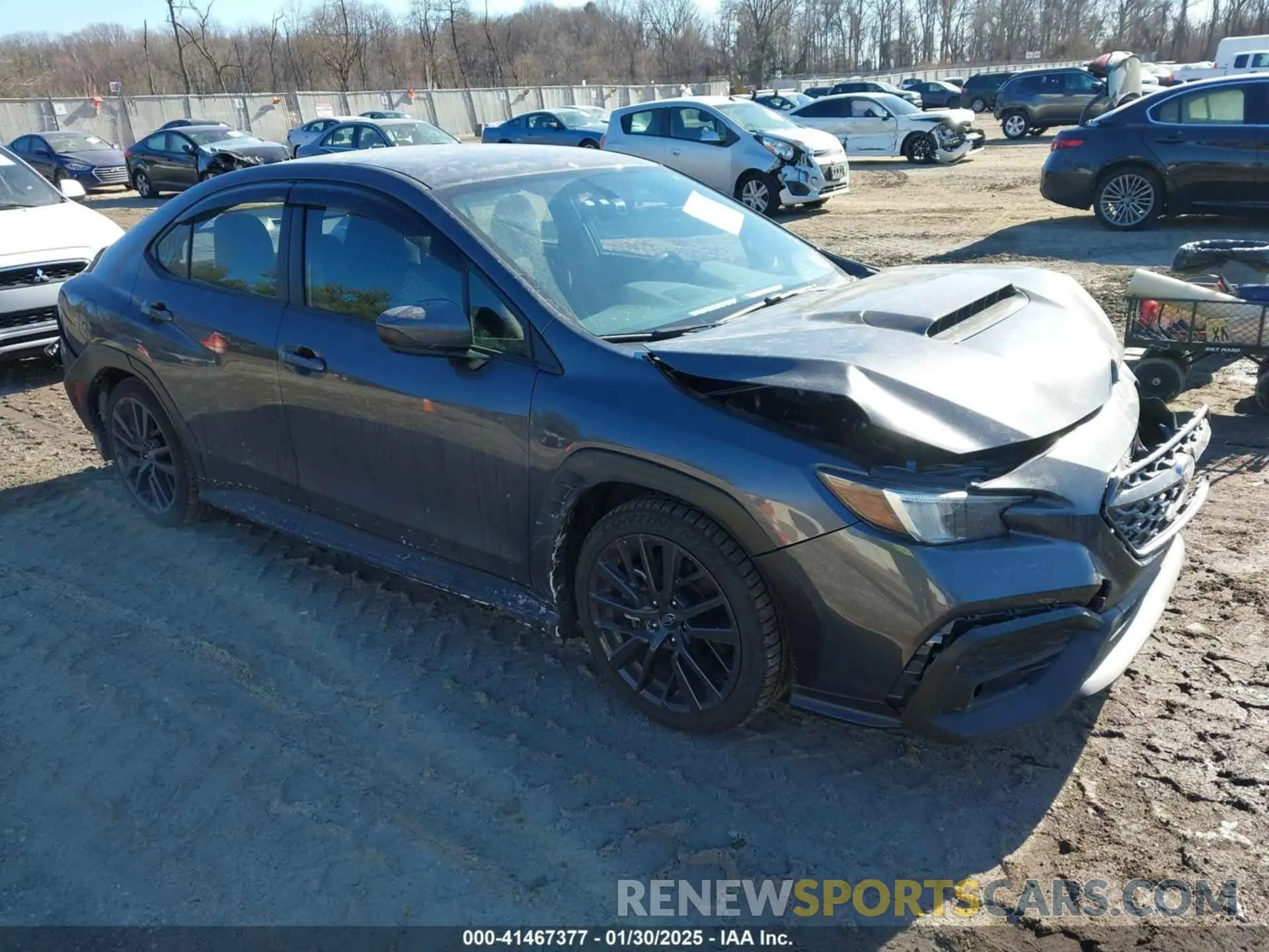 1 Photograph of a damaged car JF1VBAF63P9817346 SUBARU WRX 2023