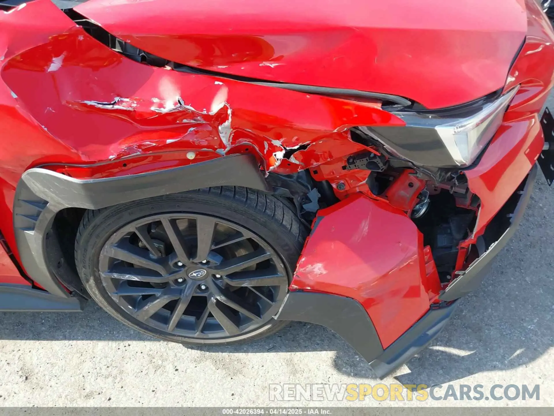 17 Photograph of a damaged car JF1VBAF64P9802337 SUBARU WRX 2023