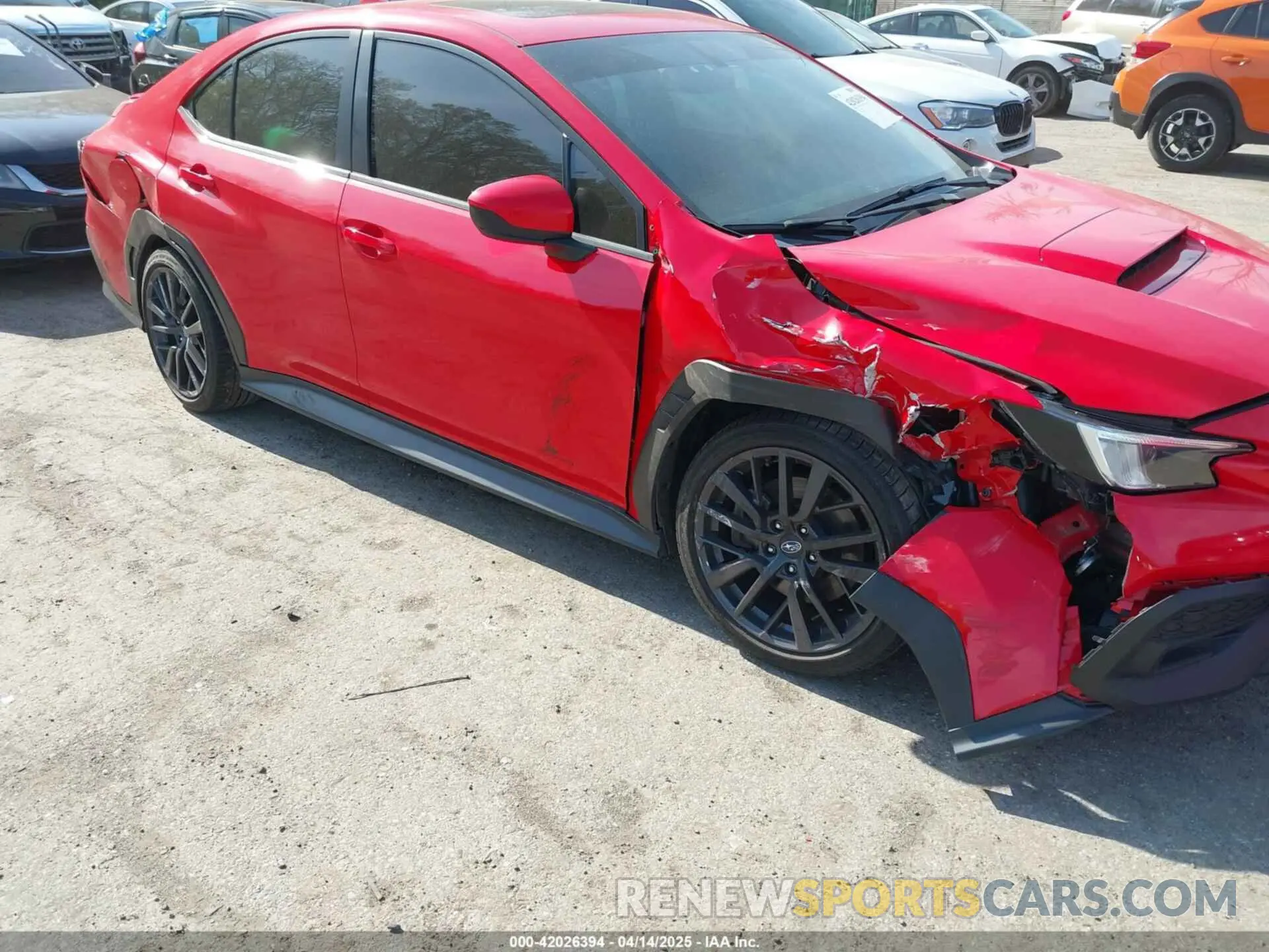 6 Photograph of a damaged car JF1VBAF64P9802337 SUBARU WRX 2023