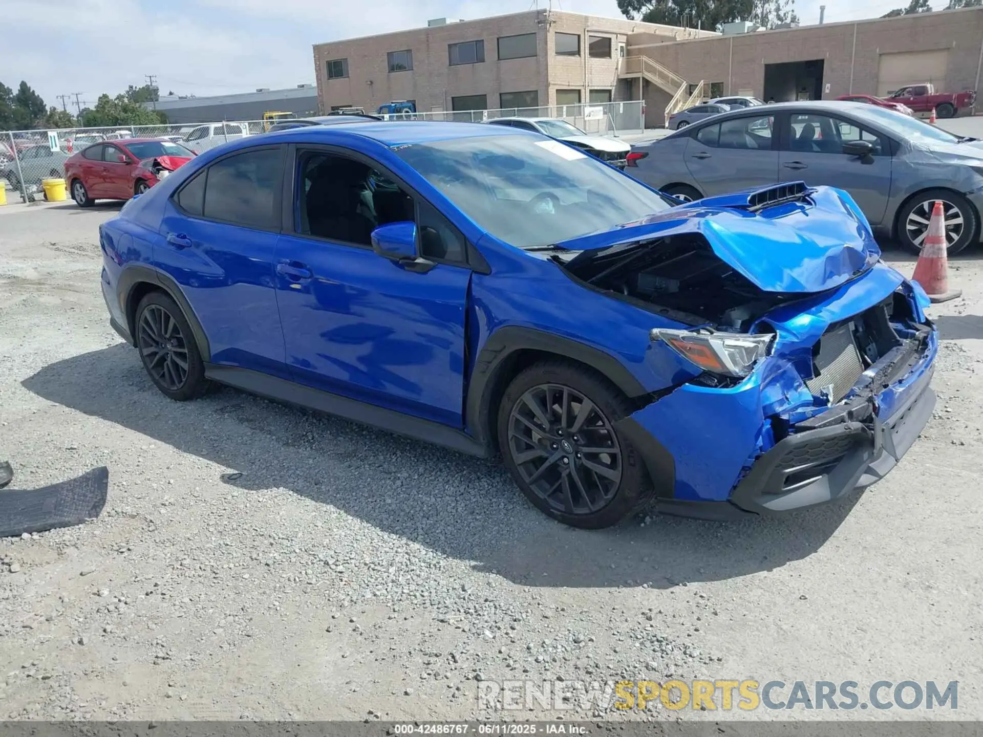 1 Photograph of a damaged car JF1VBAF64P9815203 SUBARU WRX 2023