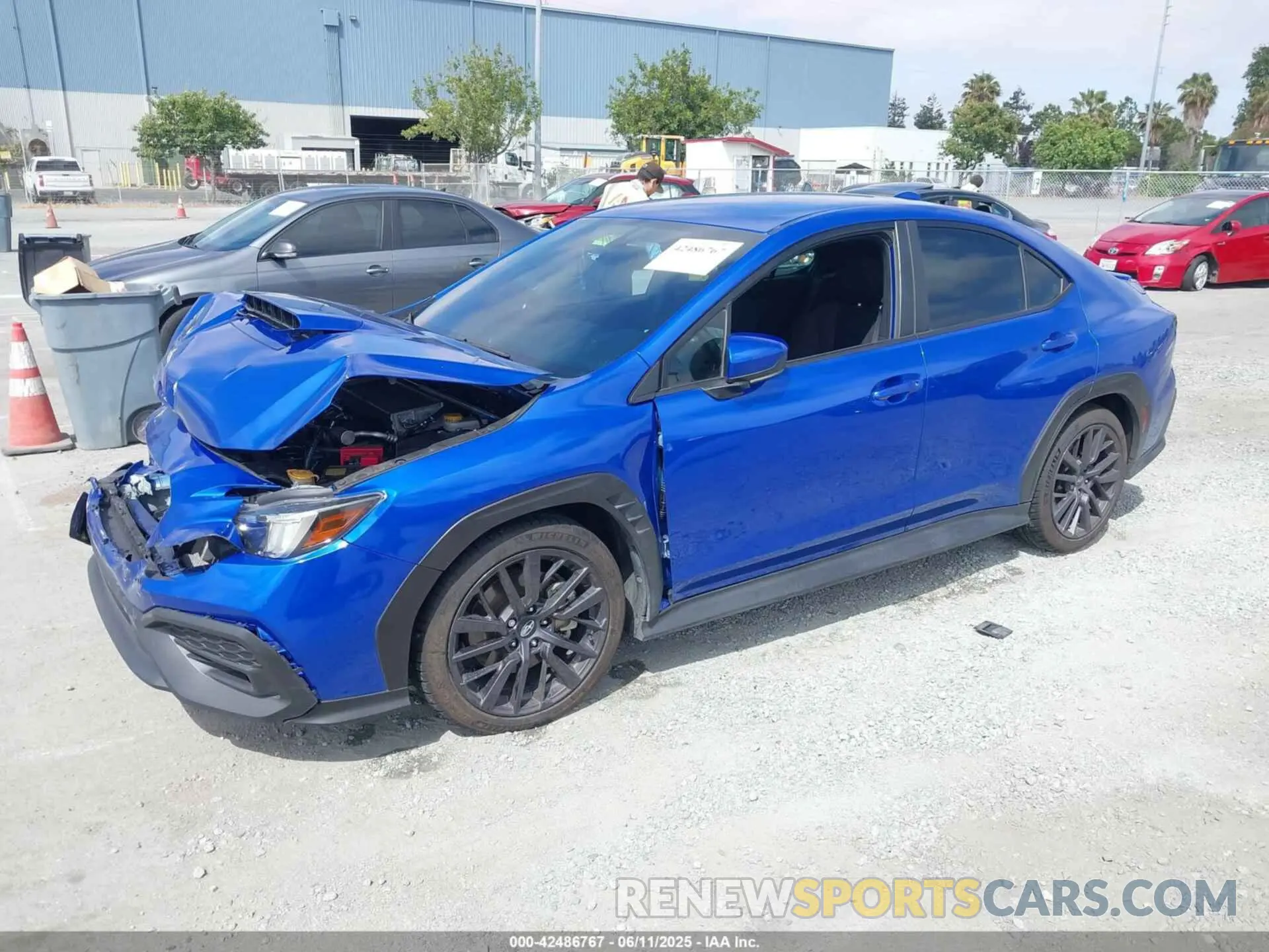 2 Photograph of a damaged car JF1VBAF64P9815203 SUBARU WRX 2023