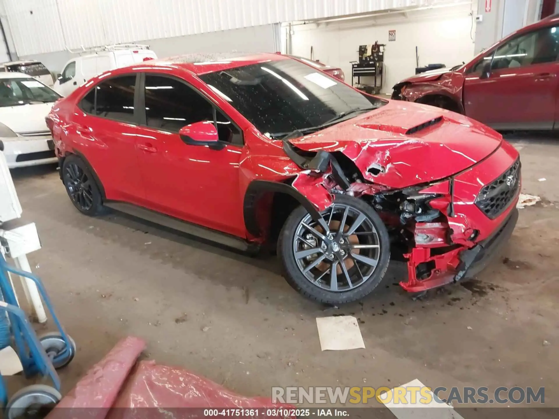 1 Photograph of a damaged car JF1VBAF68P9824082 SUBARU WRX 2023