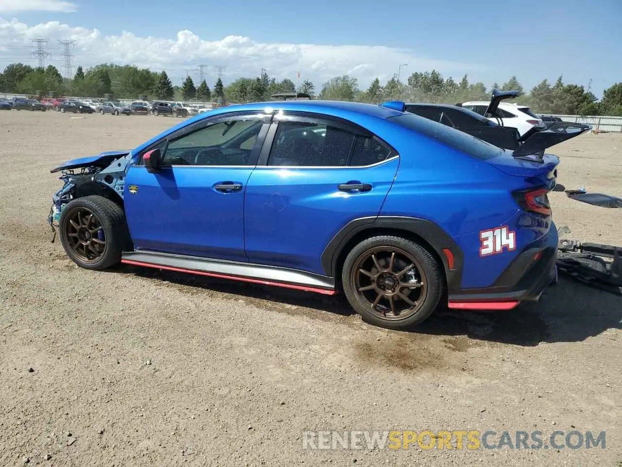2 Photograph of a damaged car JF1VBAH63P8803711 SUBARU WRX 2023