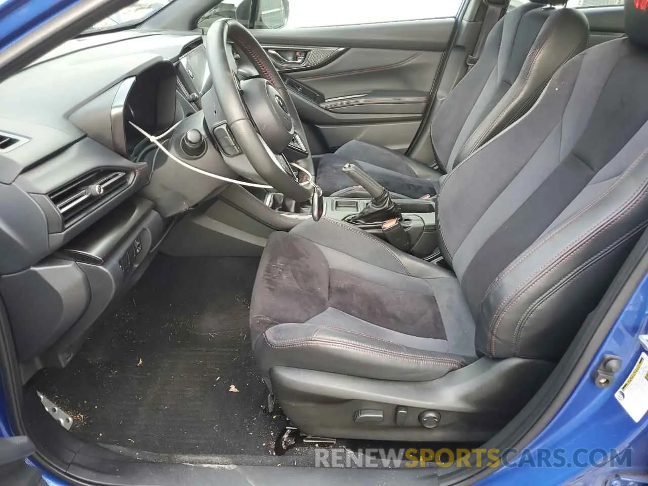 7 Photograph of a damaged car JF1VBAL63P9803841 SUBARU WRX 2023
