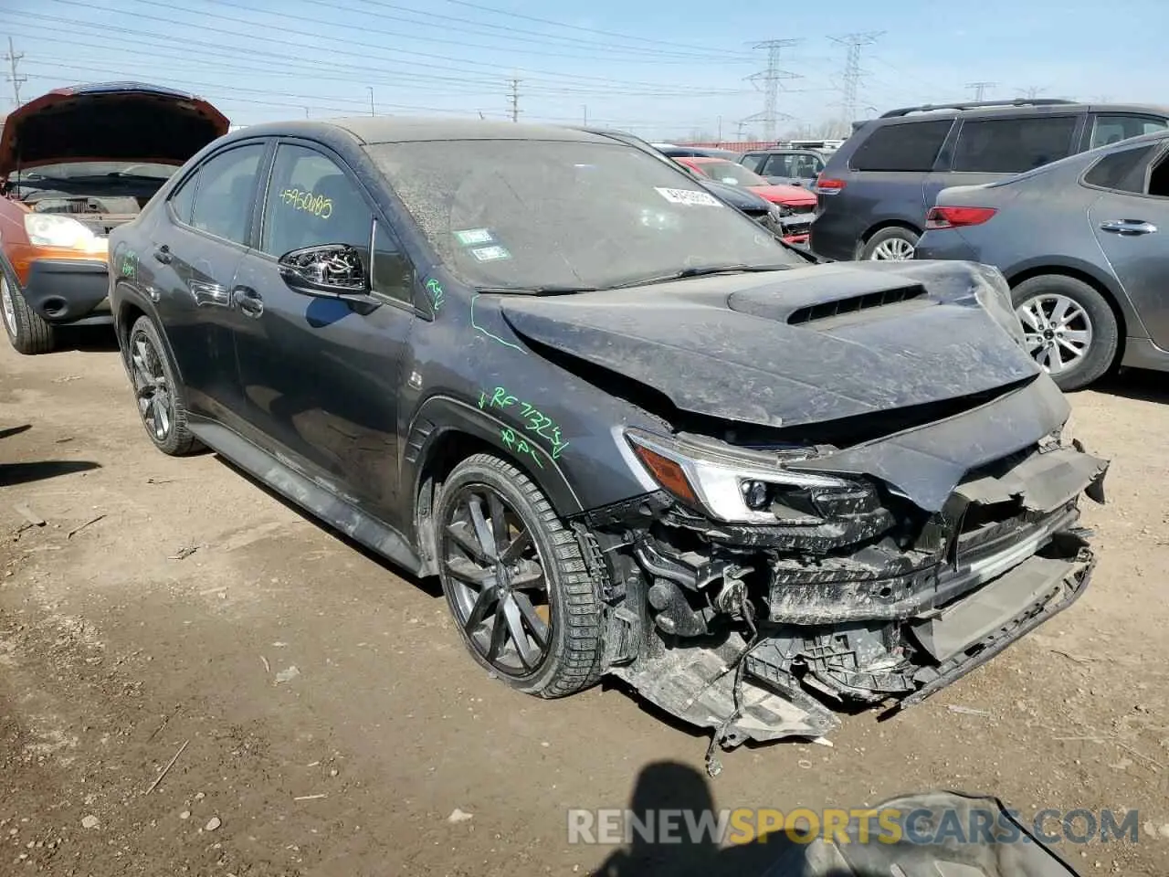 4 Photograph of a damaged car JF1VBAL66P9816373 SUBARU WRX 2023
