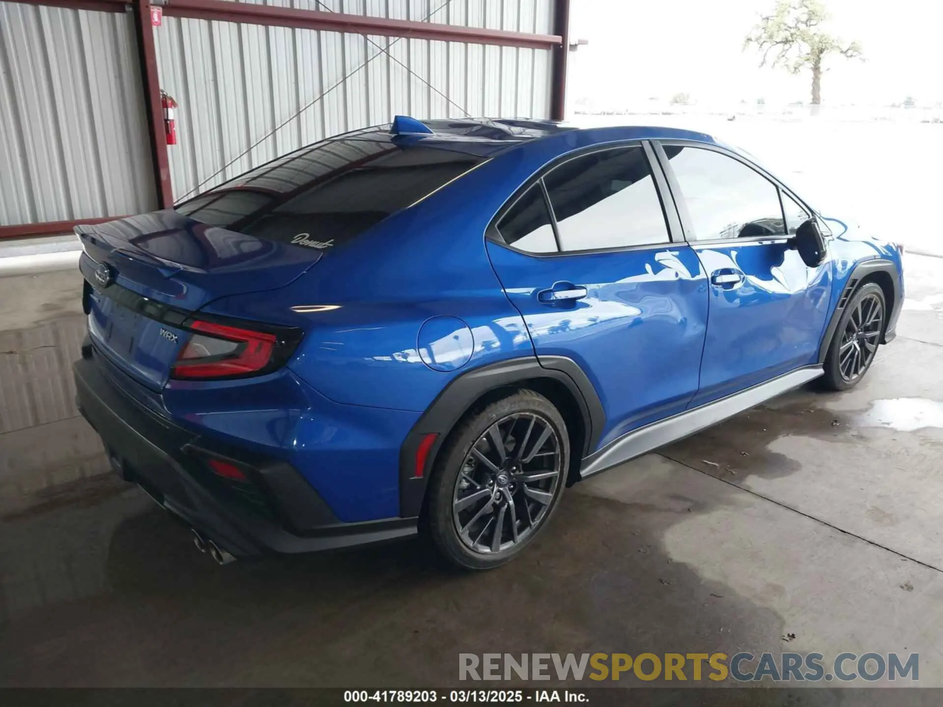 4 Photograph of a damaged car JF1VBAN66P8820989 SUBARU WRX 2023
