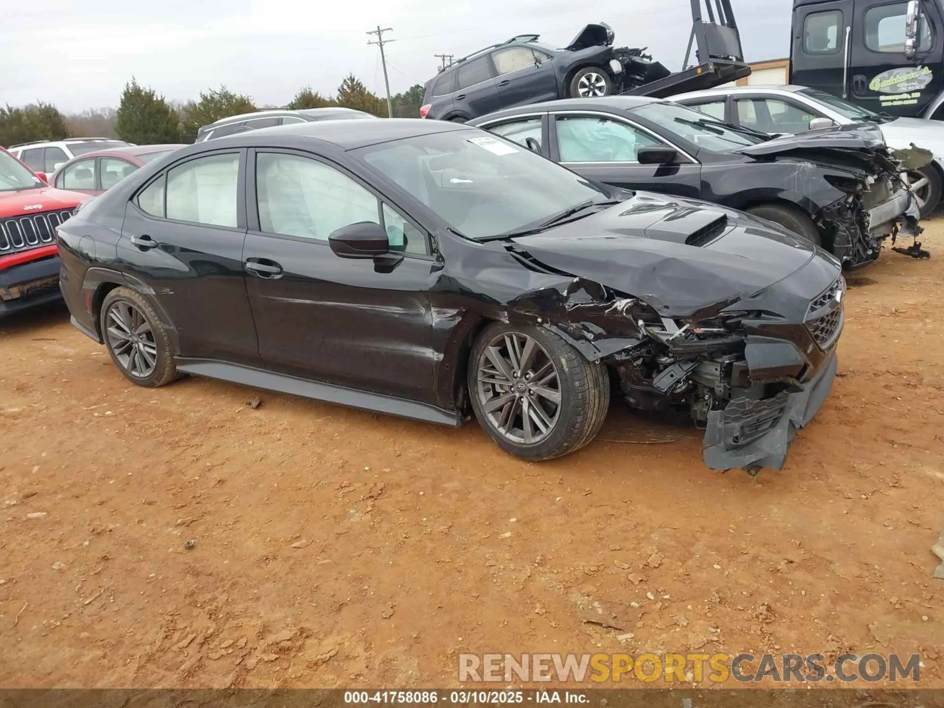 1 Photograph of a damaged car JF1VBAB69R9810460 SUBARU WRX 2024