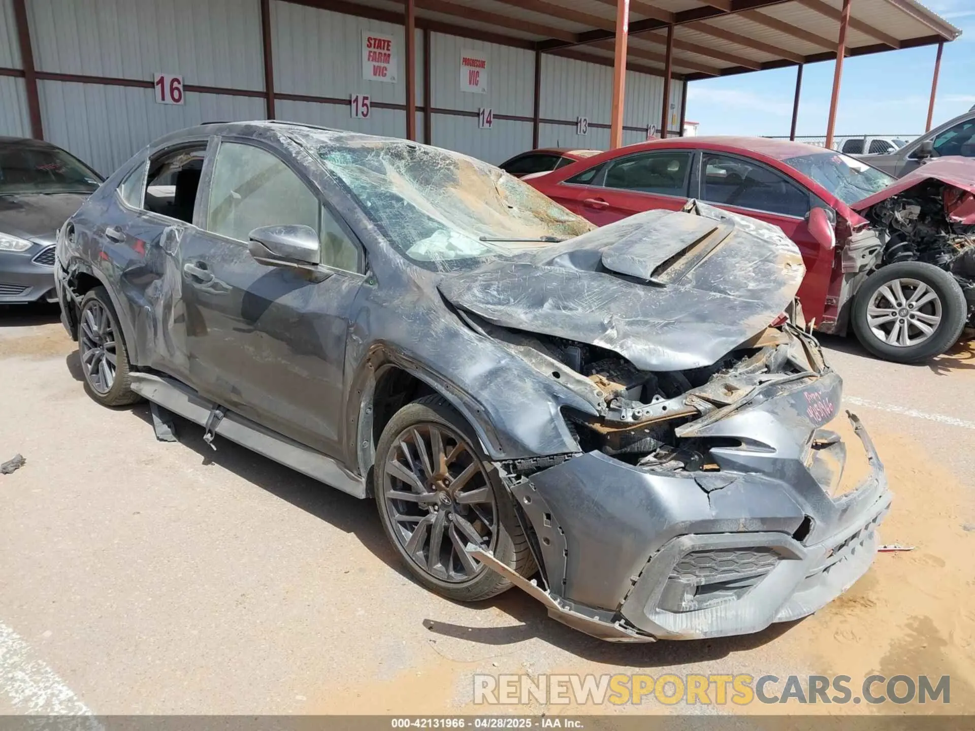 1 Photograph of a damaged car JF1VBAH60R9814176 SUBARU WRX 2024