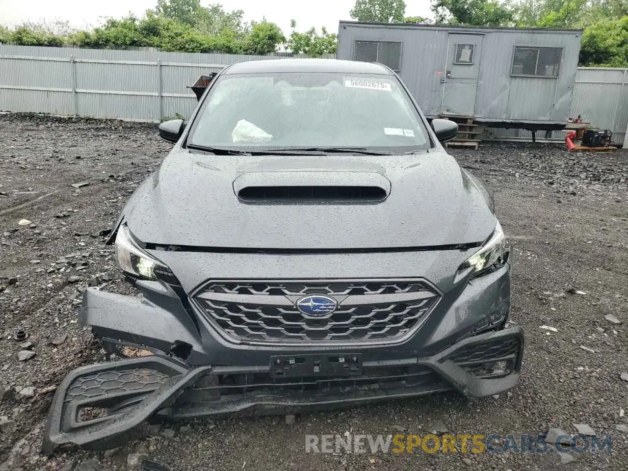 5 Photograph of a damaged car JF1VBAH64R9819090 SUBARU WRX 2024