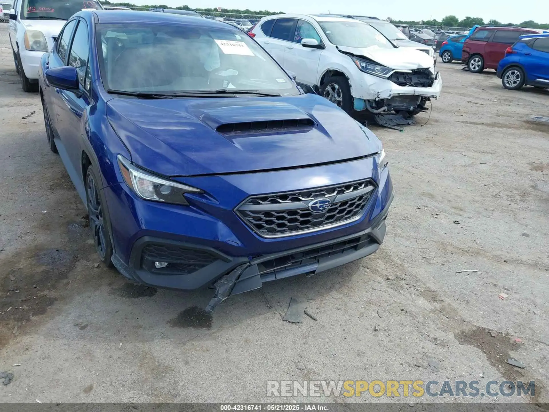 1 Photograph of a damaged car JF1VBAH65R9800452 SUBARU WRX 2024