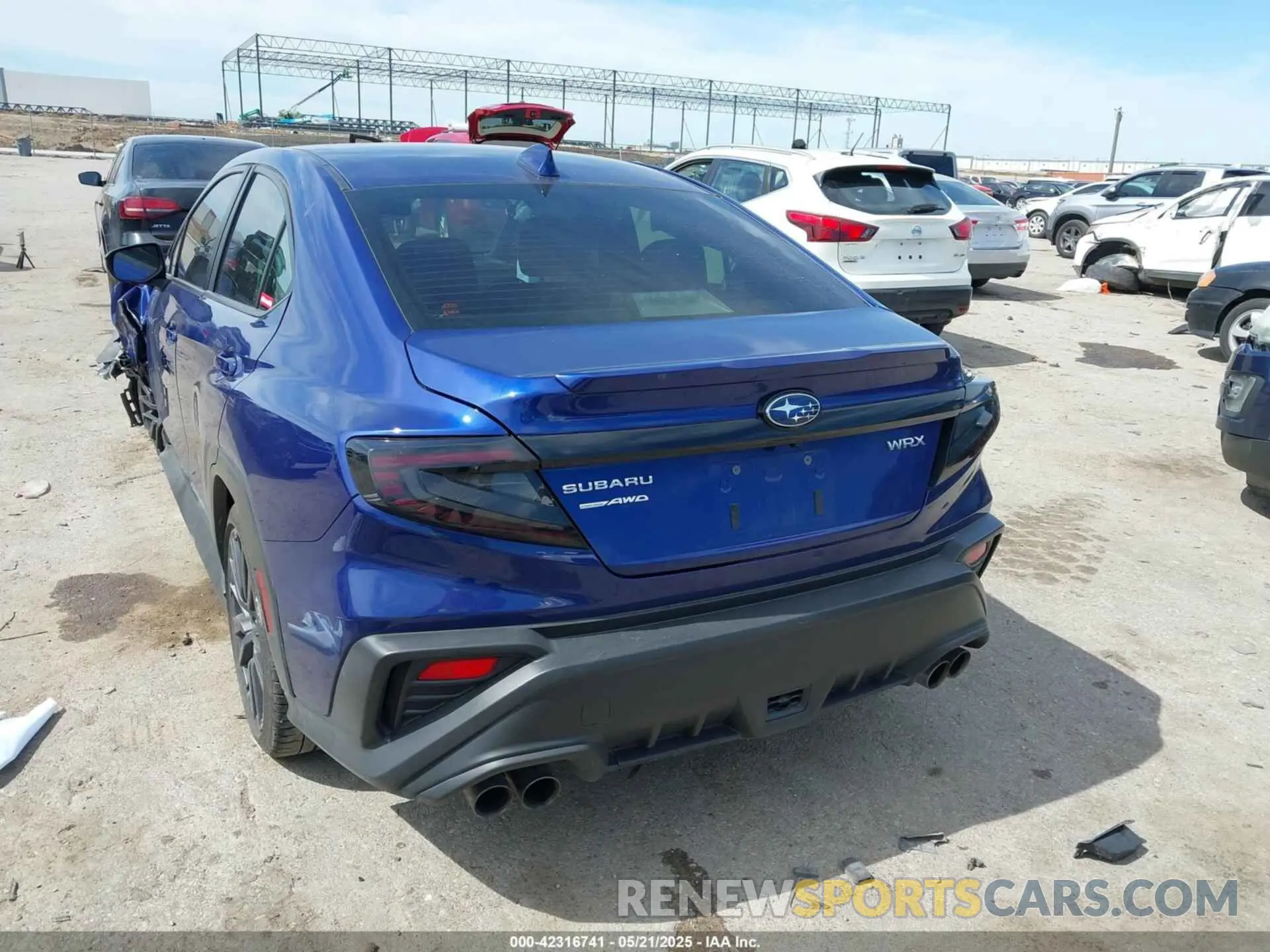 3 Photograph of a damaged car JF1VBAH65R9800452 SUBARU WRX 2024