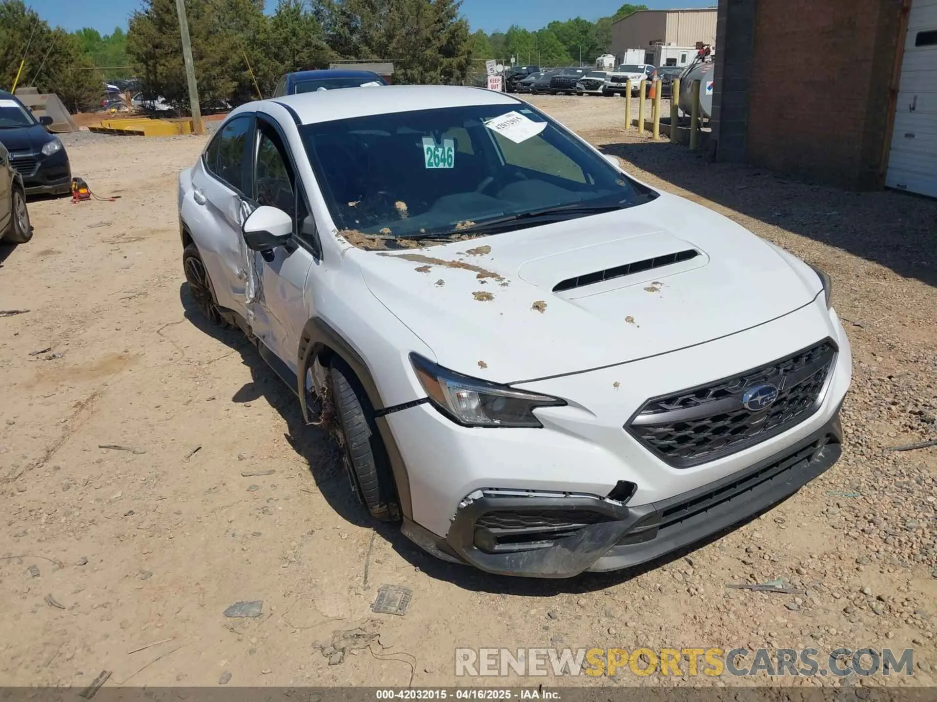 1 Photograph of a damaged car JF1VBAH67R9815776 SUBARU WRX 2024