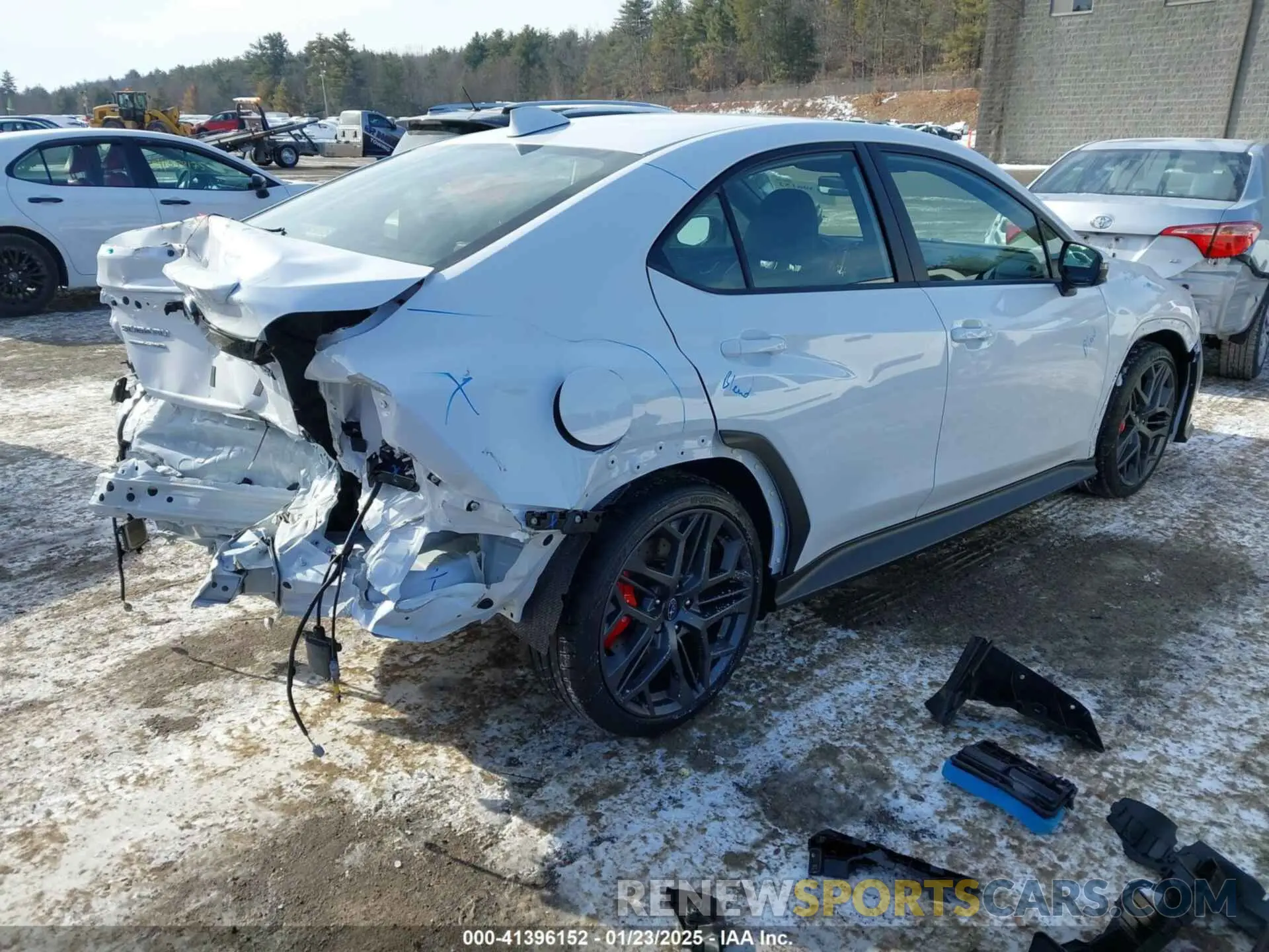 4 Photograph of a damaged car JF1VBAY61R9819306 SUBARU WRX 2024