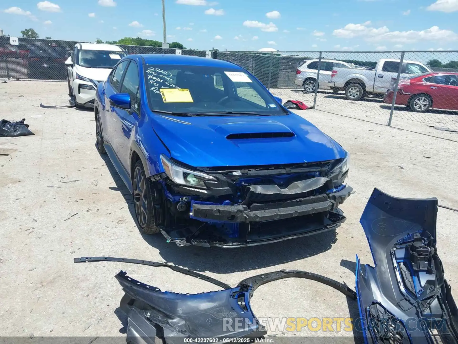 1 Photograph of a damaged car JF1VBAY62R9818147 SUBARU WRX 2024