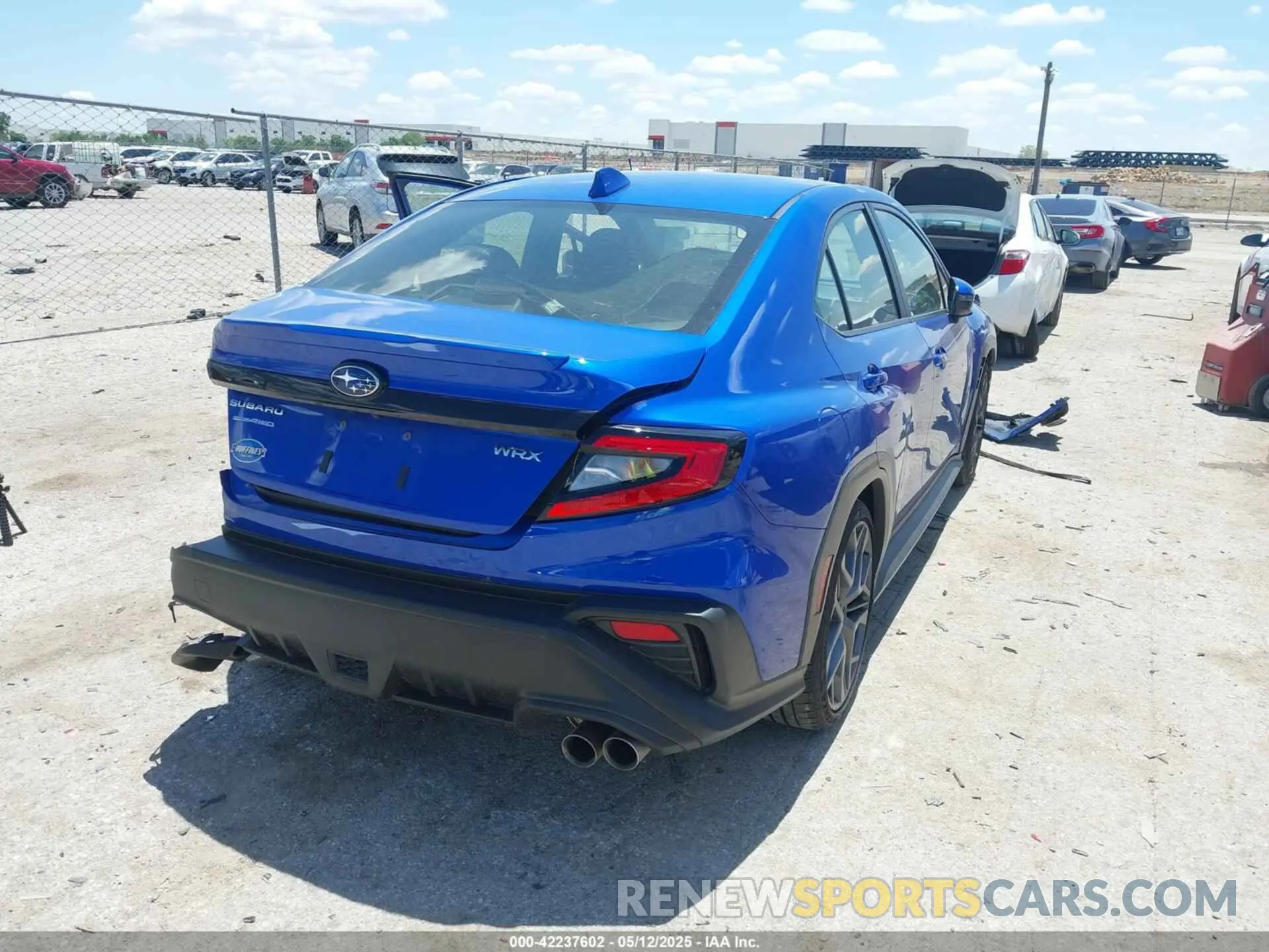 4 Photograph of a damaged car JF1VBAY62R9818147 SUBARU WRX 2024
