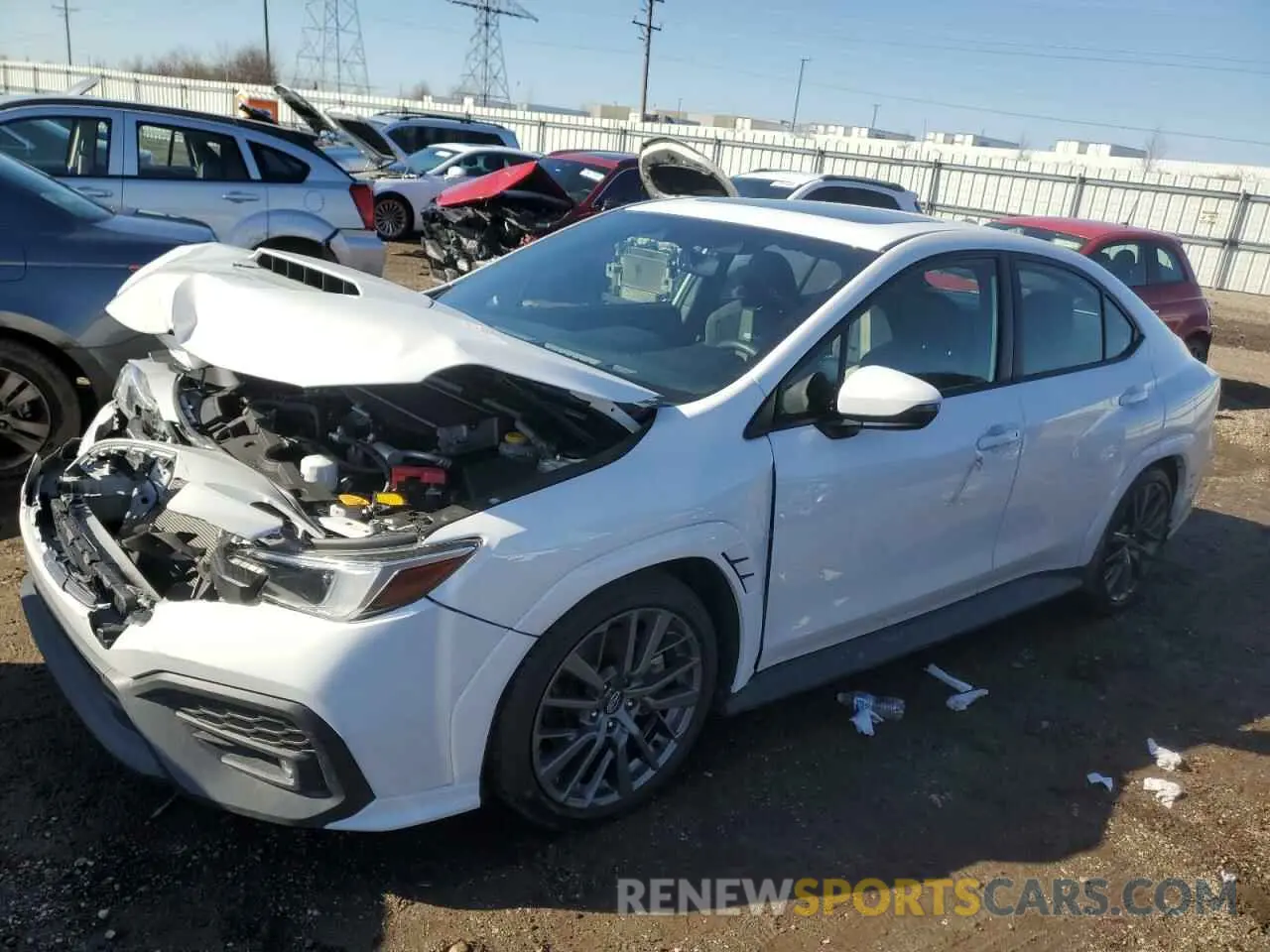 1 Photograph of a damaged car JF1VBAU62N8007972 SUBARU WRX GT 2022