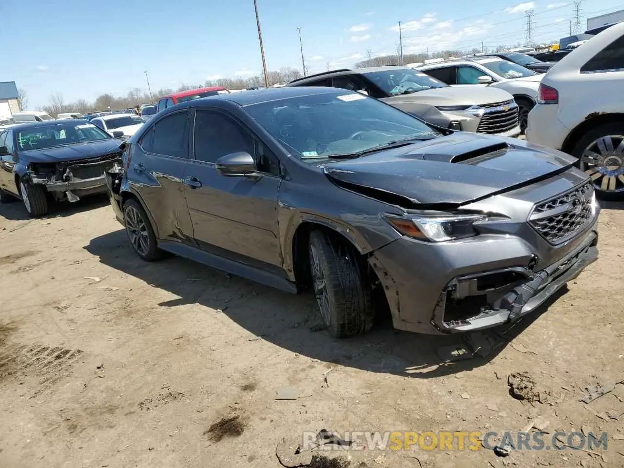 4 Photograph of a damaged car JF1VBAU69N8006950 SUBARU WRX GT 2022