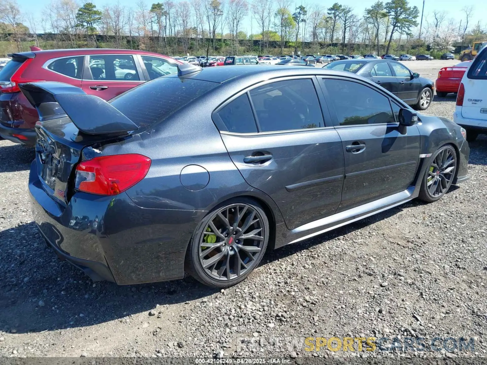 4 Photograph of a damaged car JF1VA2R61K9817472 SUBARU WRX STI 2019
