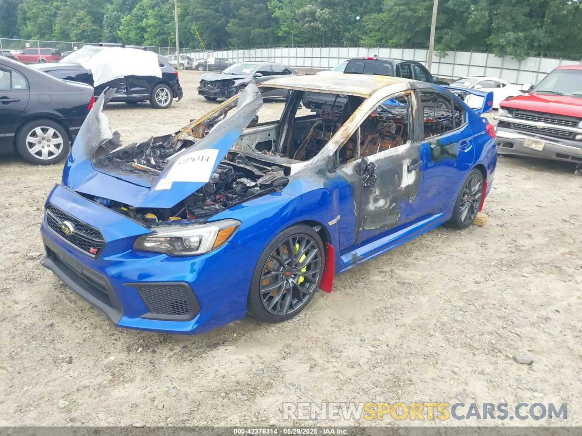 2 Photograph of a damaged car JF1VA2R61K9829489 SUBARU WRX STI 2019