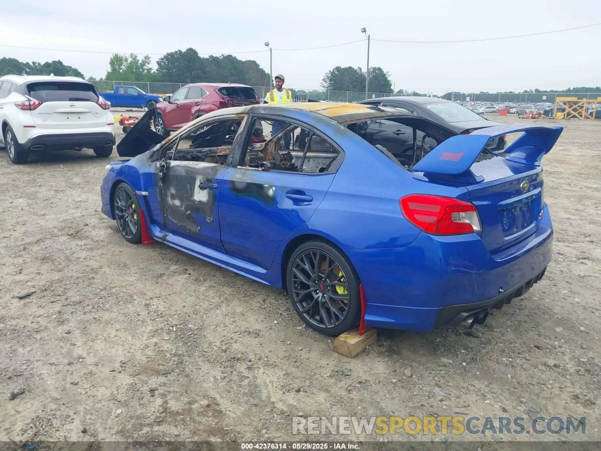 3 Photograph of a damaged car JF1VA2R61K9829489 SUBARU WRX STI 2019