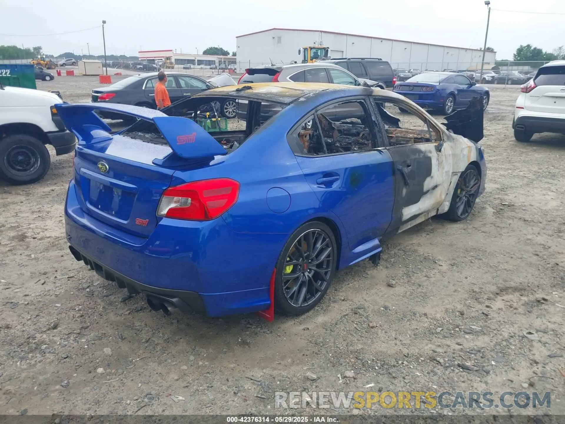 4 Photograph of a damaged car JF1VA2R61K9829489 SUBARU WRX STI 2019