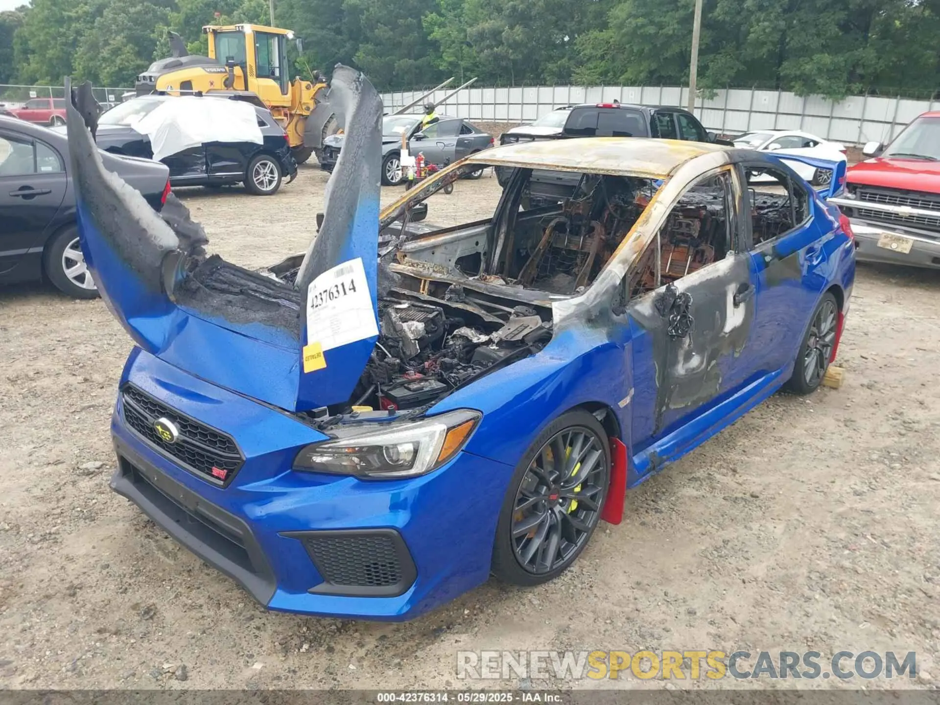 6 Photograph of a damaged car JF1VA2R61K9829489 SUBARU WRX STI 2019