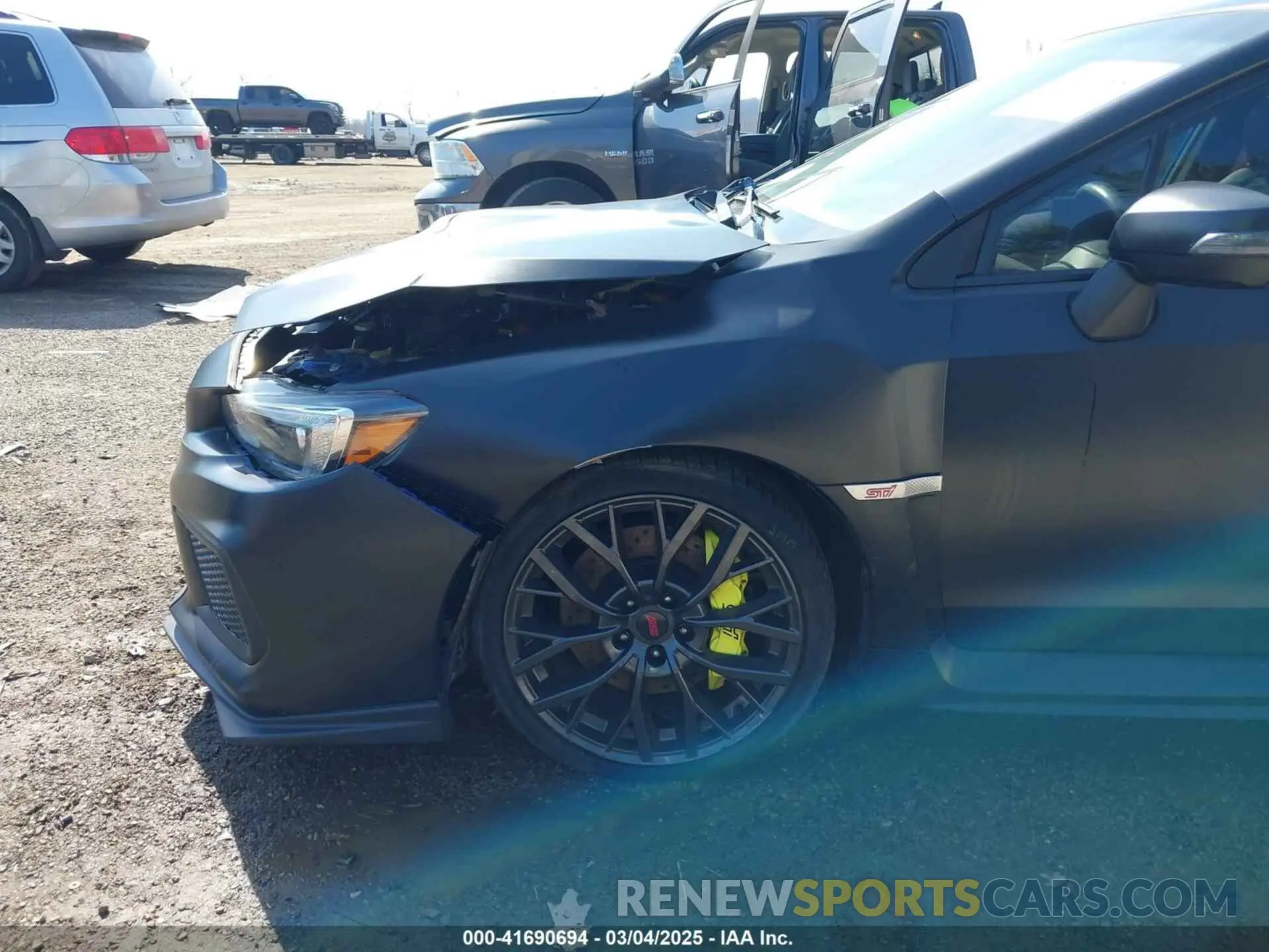 19 Photograph of a damaged car JF1VA2R62K9815973 SUBARU WRX STI 2019