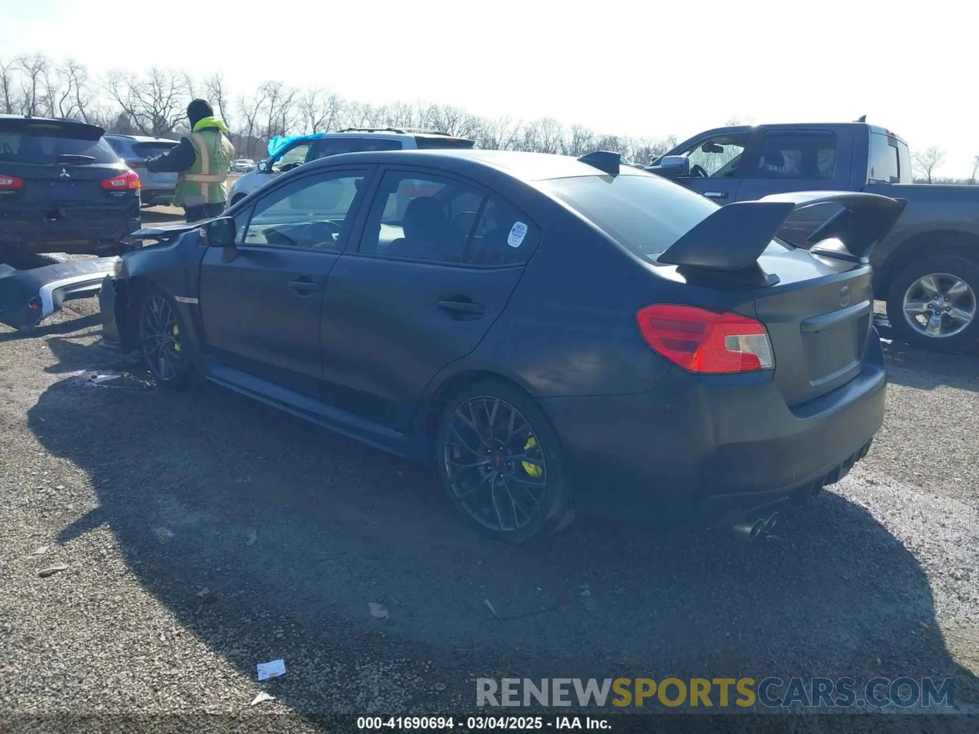 3 Photograph of a damaged car JF1VA2R62K9815973 SUBARU WRX STI 2019