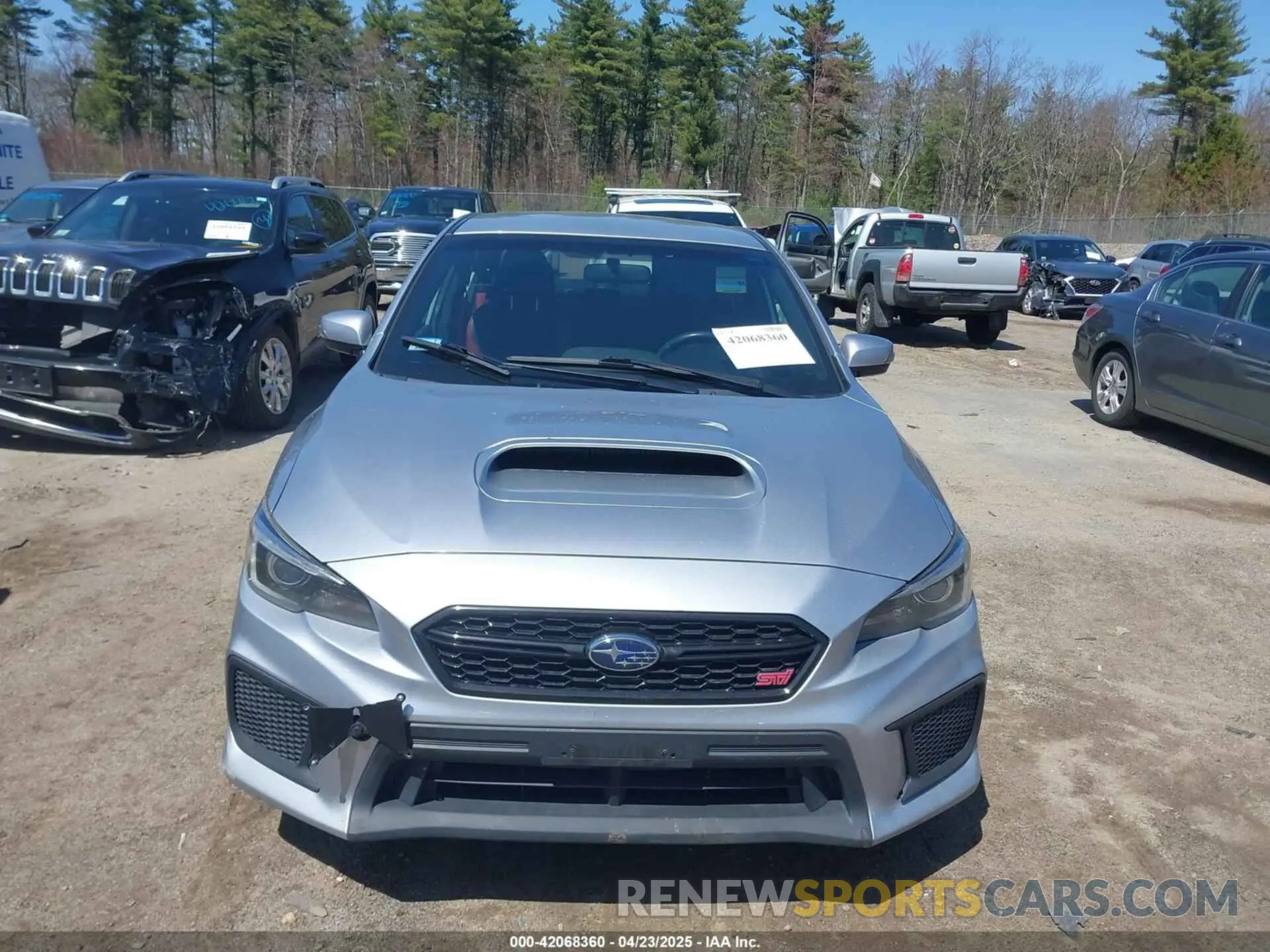 12 Photograph of a damaged car JF1VA2R66K9812493 SUBARU WRX STI 2019