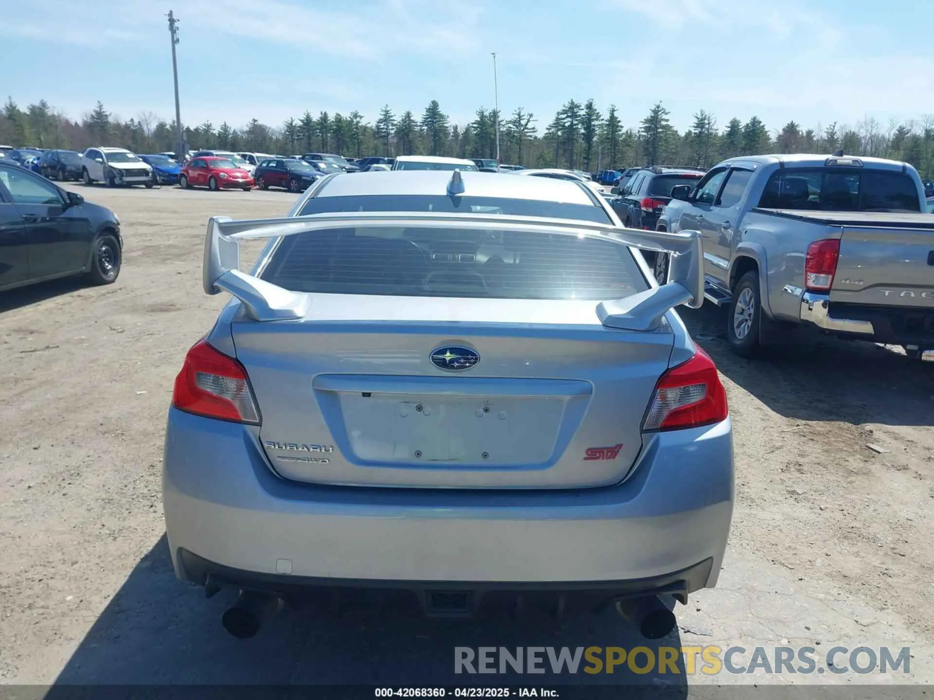 16 Photograph of a damaged car JF1VA2R66K9812493 SUBARU WRX STI 2019