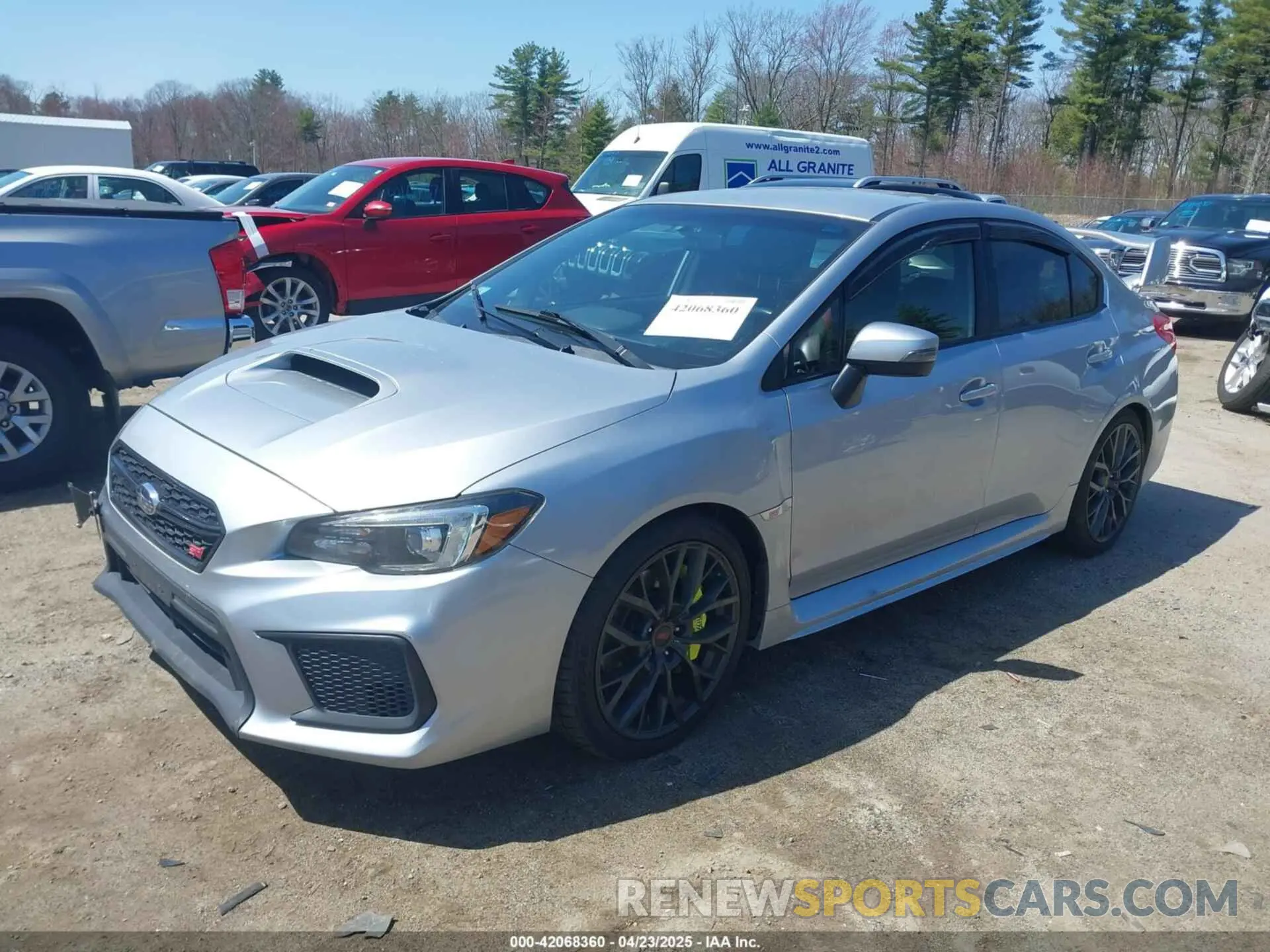2 Photograph of a damaged car JF1VA2R66K9812493 SUBARU WRX STI 2019