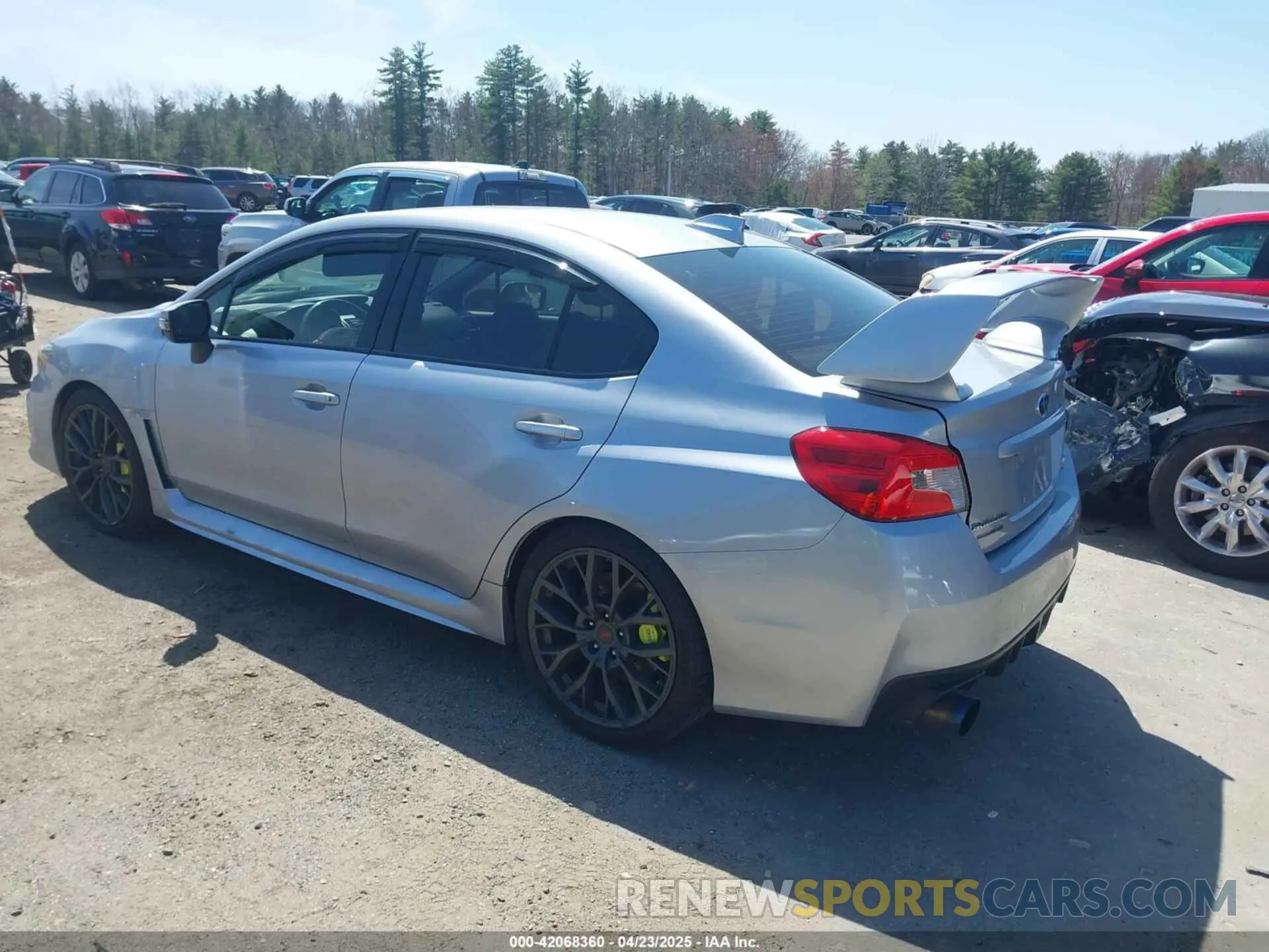 3 Photograph of a damaged car JF1VA2R66K9812493 SUBARU WRX STI 2019